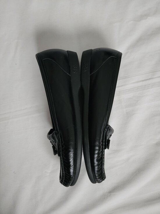 SAS Women's Tripad Comfort Black Leather Kiltie Tassel Slip-On Loafer Size 9 ½ M - Picture 7 of 13